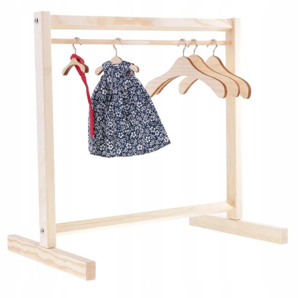 Holz-Organizer für 1/6 Puppenkleidung – DIY-Kleiderbügel 30 x 30 cm