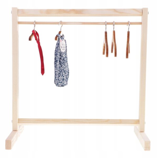 Holz-Organizer für 1/6 Puppenkleidung – DIY-Kleiderbügel 30 x 30 cm