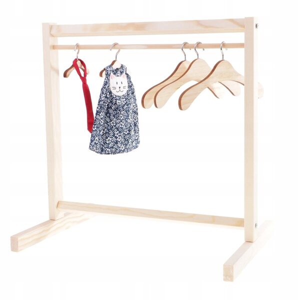 Holz-Organizer für 1/6 Puppenkleidung – DIY-Kleiderbügel 30 x 30 cm