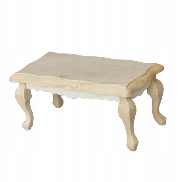 Mini Tavolo in Legno per Casa delle Bambole Scala 1/12, Arredo per Bambini