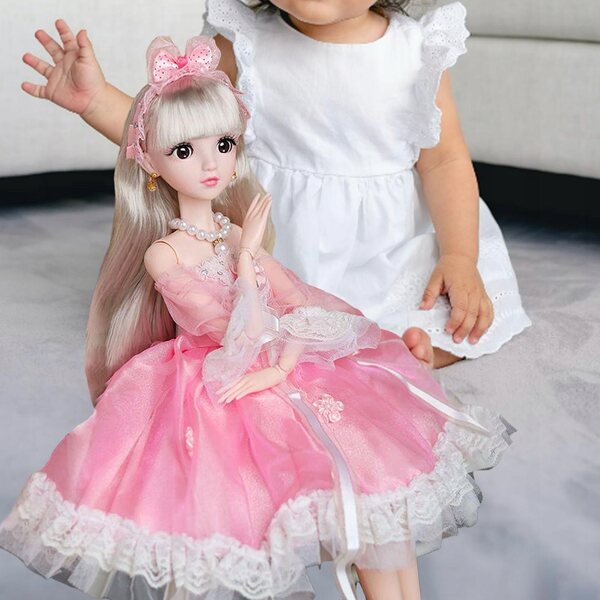 1/3 BJD 60 cm Puppe mit Kugelgelenken und Prinzessinnenkleidung