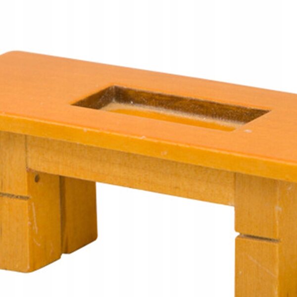 Miniatur 1:12 Holztisch für Puppenhaus, dekoratives Accessoire