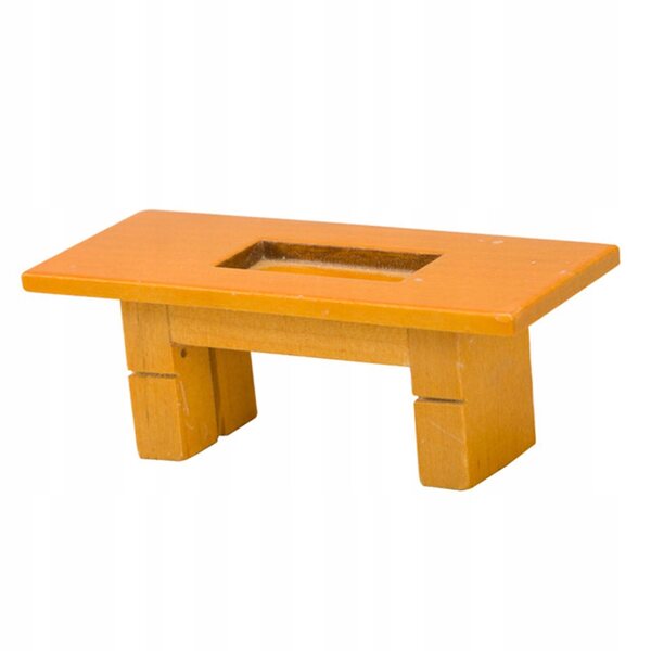 Miniatur 1:12 Holztisch für Puppenhaus, dekoratives Accessoire