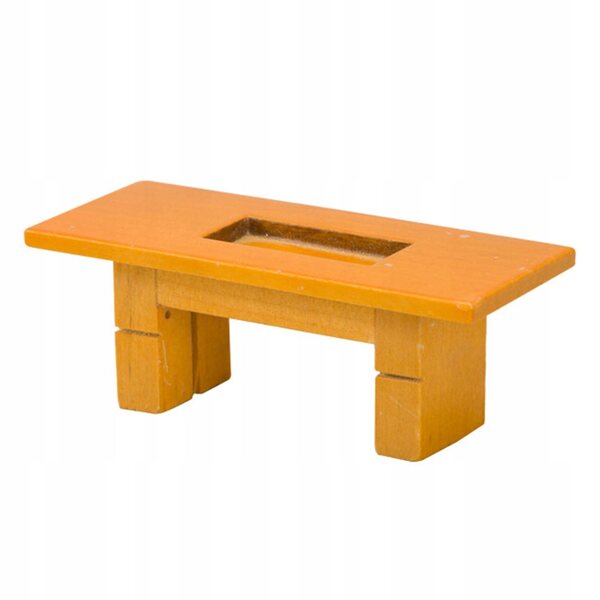 Miniatur 1:12 Holztisch für Puppenhaus, dekoratives Accessoire