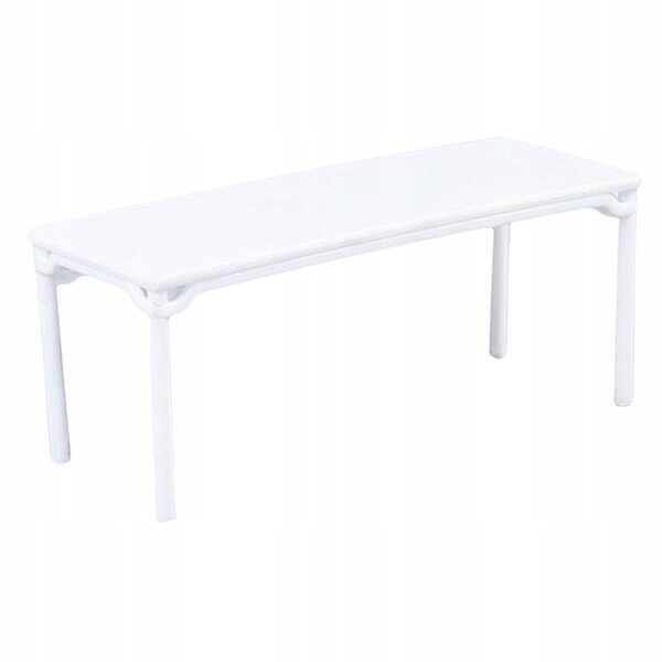 Model 1:25 houten tafel voor doe-het-zelf miniatuur met 4 plastic poten