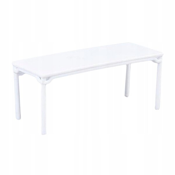 Model 1:25 houten tafel voor doe-het-zelf miniatuur met 4 plastic poten