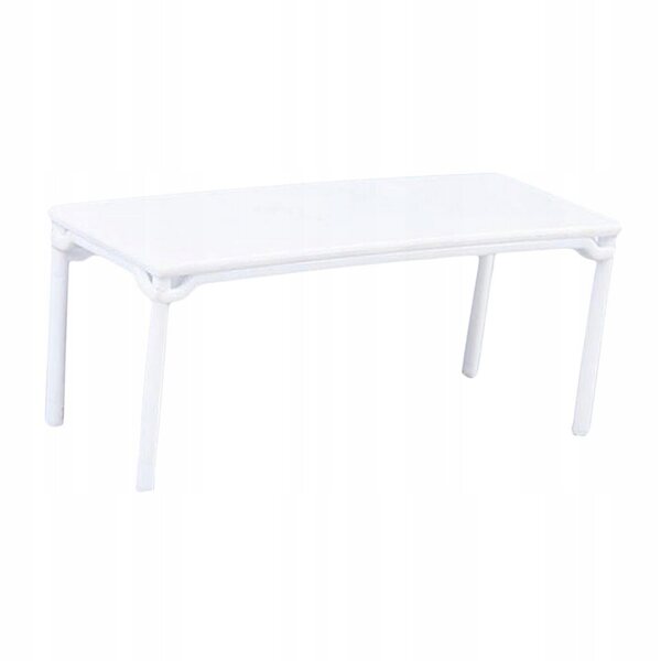 Model 1:25 houten tafel voor doe-het-zelf miniatuur met 4 plastic poten