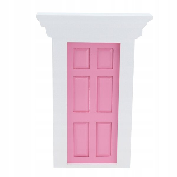1:12 Miniatur-Holztür für Puppenhaus – realistisches und elegantes Accessoire