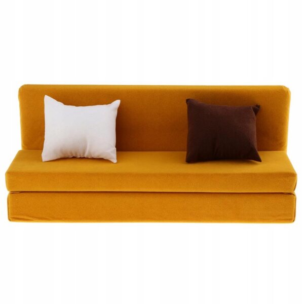 1/6" langes Sofa mit Schaumstoff und 12" Actionfiguren-Kissen aus Holz