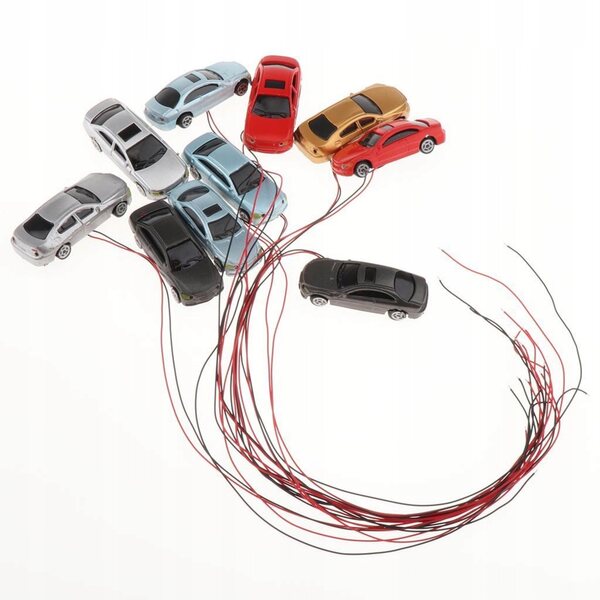 Set di 10 Miniature Auto in Scala 1:150 per Bambini e Decorazioni