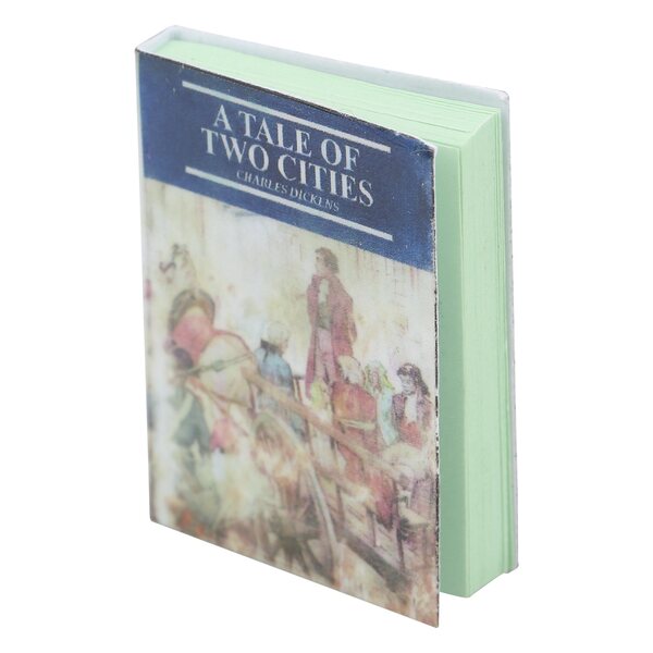 Livre miniature de maison de poupée à l’échelle 1:12, accessoires décoratifs en papier