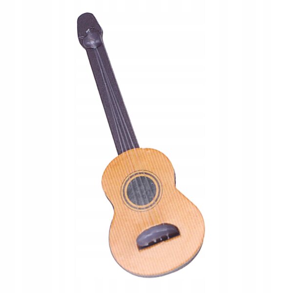 Mini drewniany instrument muzyczny Pokój dla lalek Sceneria Artykuły domowe Życie Gitara