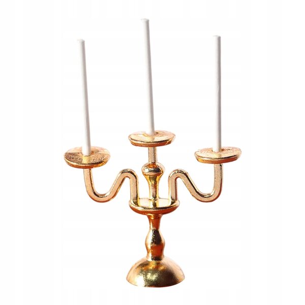 1:12 Mini-Puppenhaus-Kerzenlampe, dekorativ und langlebig