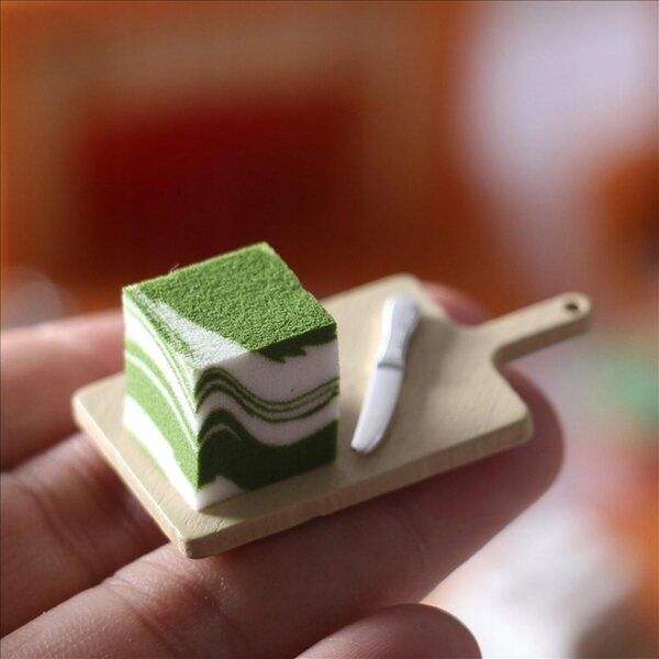 Miniatures de bonbons et de thé vert pour maisons de poupées à l'échelle 1:12, ensemble de 5 pièces
