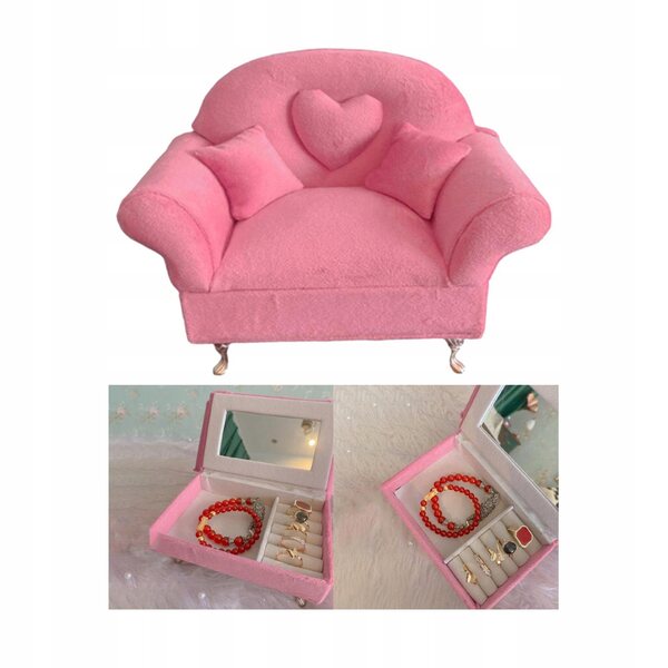 1/6 Puppenhaus Schmuck-Organizer mit Einzelsofa
