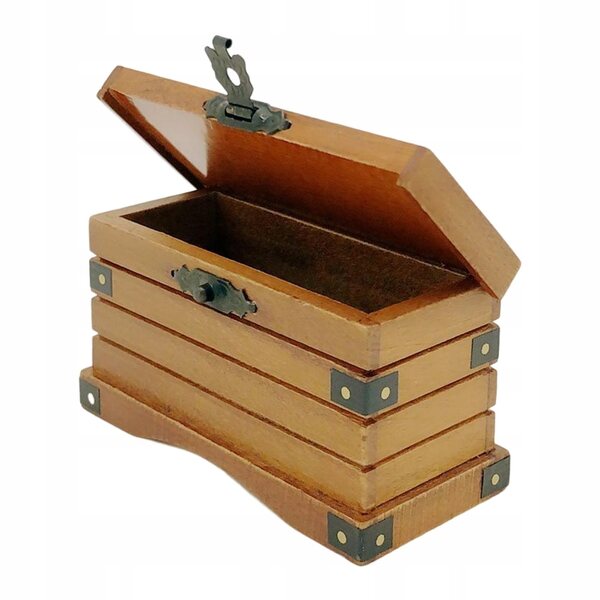 Casa delle bambole in legno stile retrò scala 1:12 con miniatura in argilla