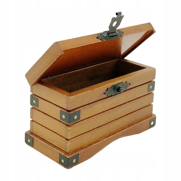 Casa delle bambole in legno stile retrò scala 1:12 con miniatura in argilla