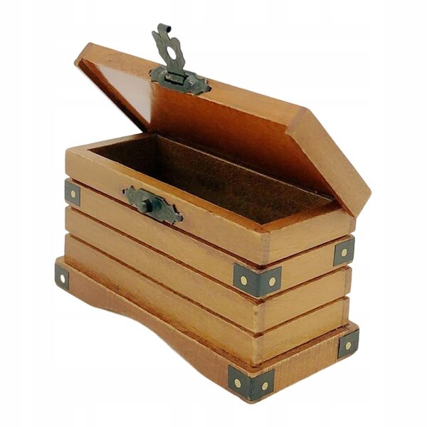 Casa delle bambole in legno stile retrò scala 1:12 con miniatura in argilla