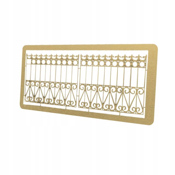 Modello 3D Puzzle Fai-da-Te in Scala 1:35 Porte in Ottone per Diorami