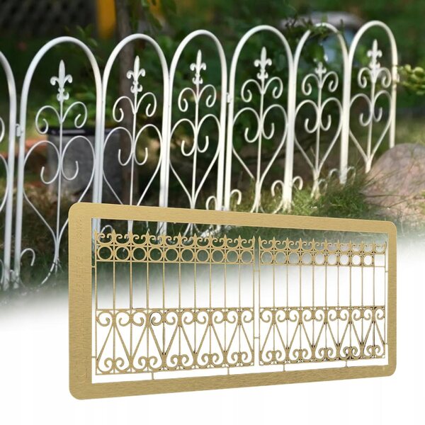 Modello 3D Puzzle Fai-da-Te in Scala 1:35 Porte in Ottone per Diorami