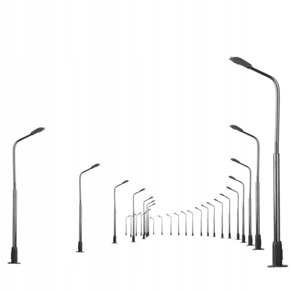 10 LED Light Lamppost Model pociągu Układ Scena uliczna 3V Pojedyncza głowica N