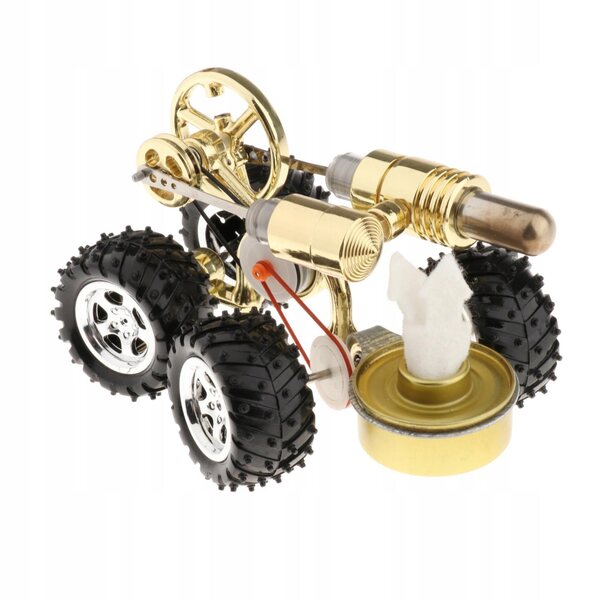Stirling Engine Образователна метална играчка с LED лампа и аксесоари
