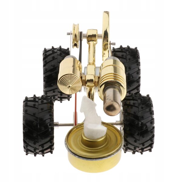 Stirling Engine Образователна метална играчка с LED лампа и аксесоари