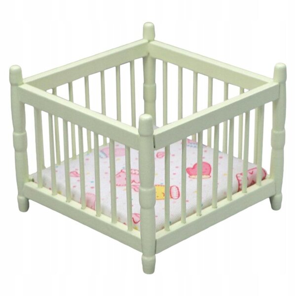 Dollhouse 1:12 Migliori Mobili in Legno per Bambole - Letto Bambini Bianco