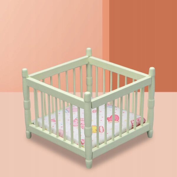 Dollhouse 1:12 Migliori Mobili in Legno per Bambole - Letto Bambini Bianco