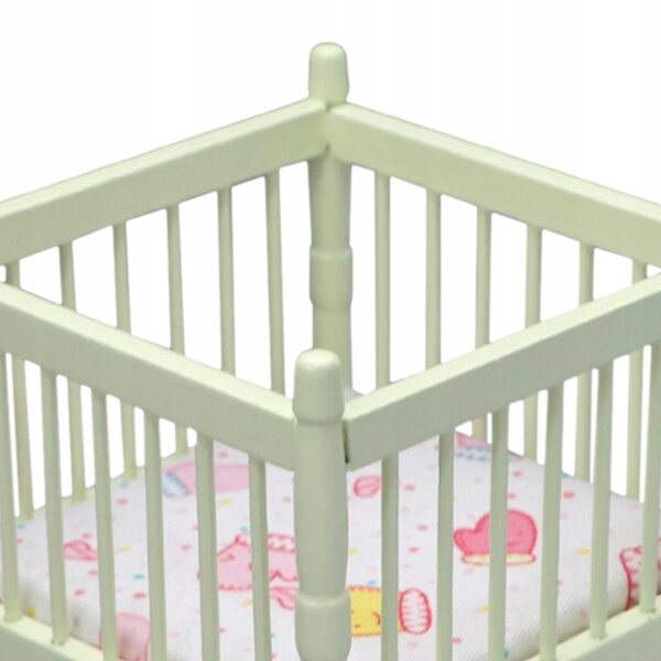 Dollhouse 1:12 Migliori Mobili in Legno per Bambole - Letto Bambini Bianco