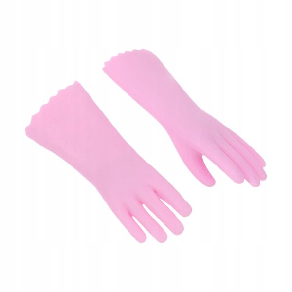 1:12 Puppenhaus Miniatur Handschuhe Rosa – DIY Deko Accessoire