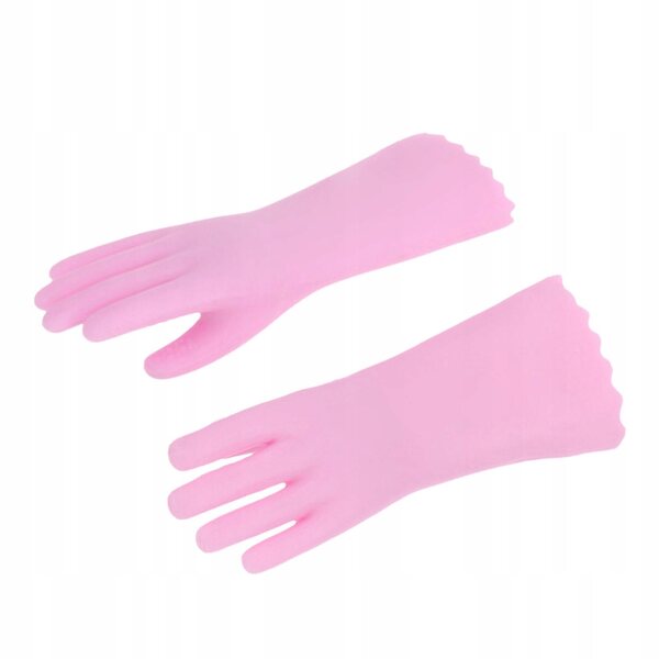 1:12 Puppenhaus Miniatur Handschuhe Rosa – DIY Deko Accessoire