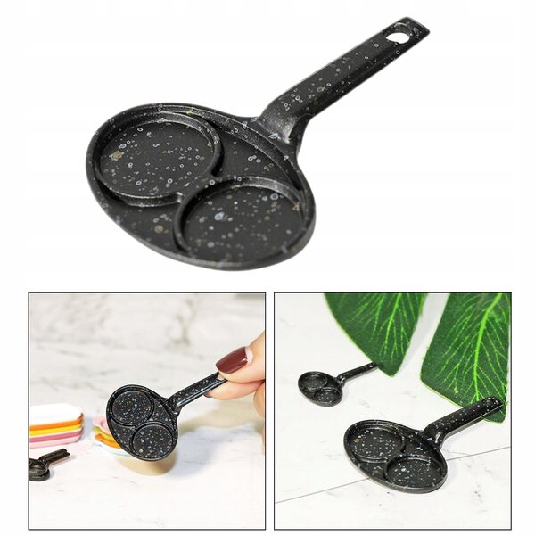 Metallische Miniaturen für Domus 1:12: Küchenpfanne Größe L