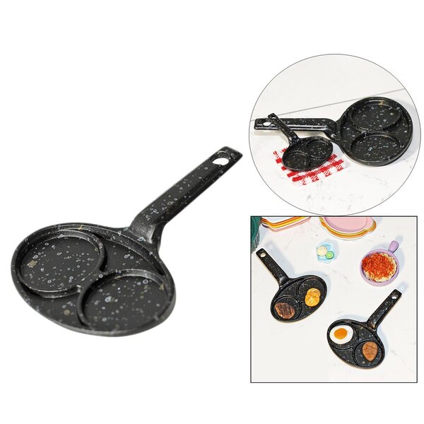 Metallische Miniaturen für Domus 1:12: Küchenpfanne Größe L