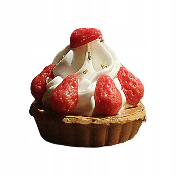 Ciasto Puppenhausminiatur 1:12 – dekoratives Dessert aus Harz