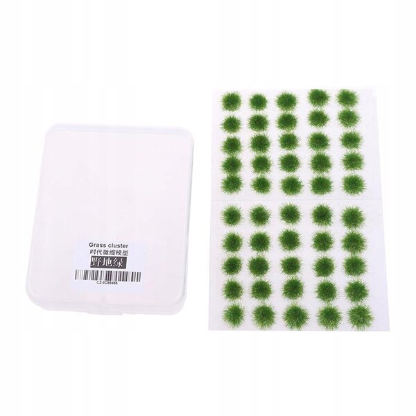 Mini erba decorativa realistica per diorami, case delle bambole, modellini, 50 pezzi