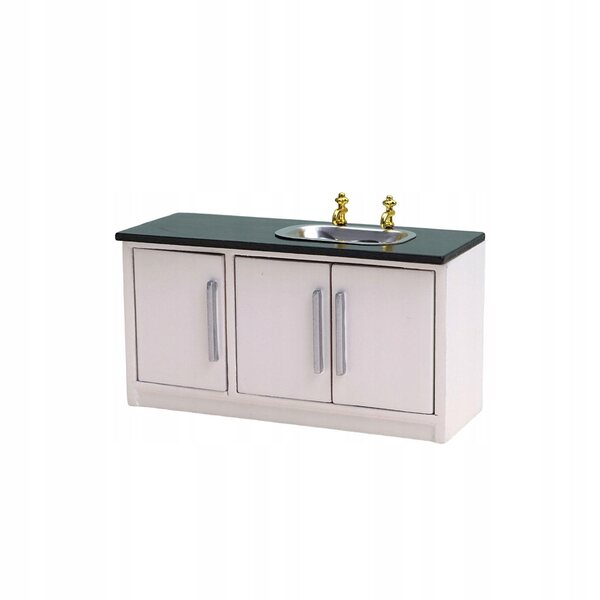 Cottage per bambole in legno con lavello cucina scala 1/12 per bambini