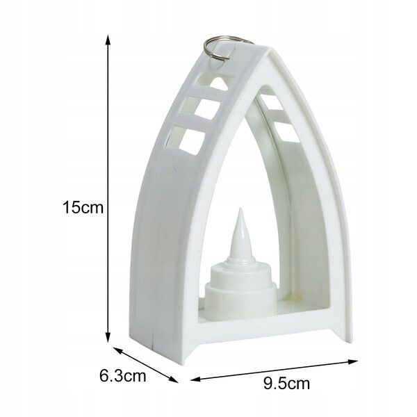 Lanterne LED per candele senza fiamma, decorativa, bianca, resistente e sicura