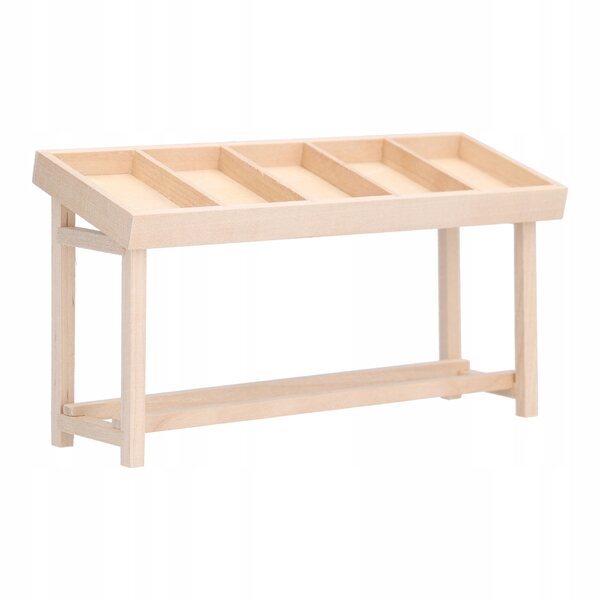 Stojaki in legno per polka da casa delle bambole scala 1:12, decorativi e resistenti