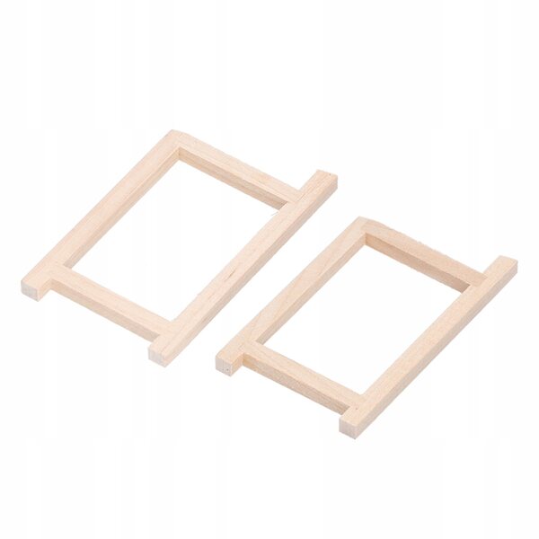 Stojaki in legno per polka da casa delle bambole scala 1:12, decorativi e resistenti