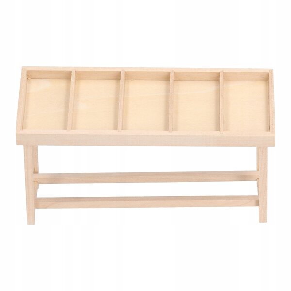 Stojaki in legno per polka da casa delle bambole scala 1:12, decorativi e resistenti