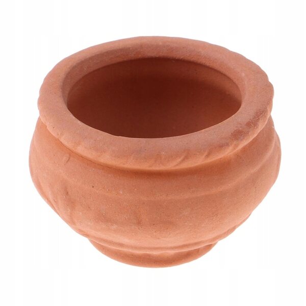 Miniaturowe doniczki dla lalek w skali 1:12 Ceramiczne doniczki dla wróżek