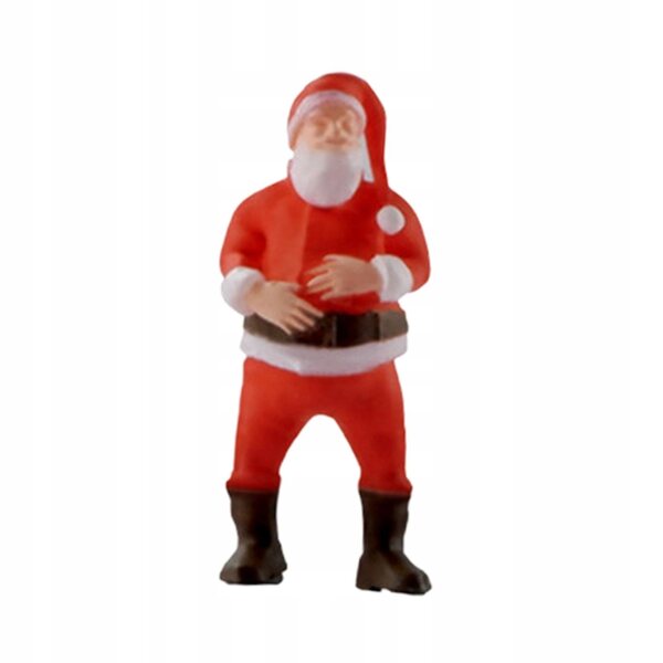1:64 Harzfigur Lächelnder Weihnachtsmann für Dioramen und Modellbau