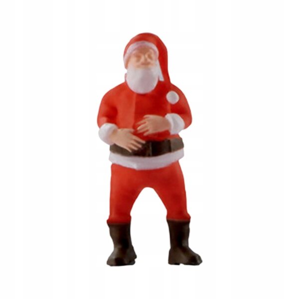 1:64 Harzfigur Lächelnder Weihnachtsmann für Dioramen und Modellbau
