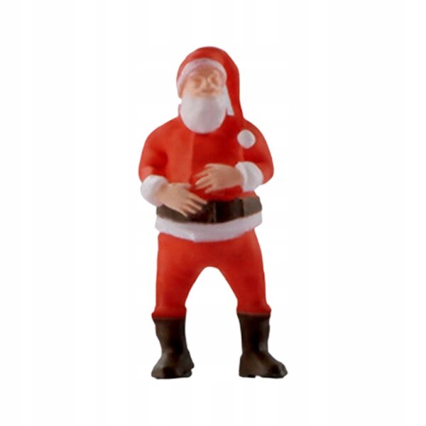 1:64 Harzfigur Lächelnder Weihnachtsmann für Dioramen und Modellbau