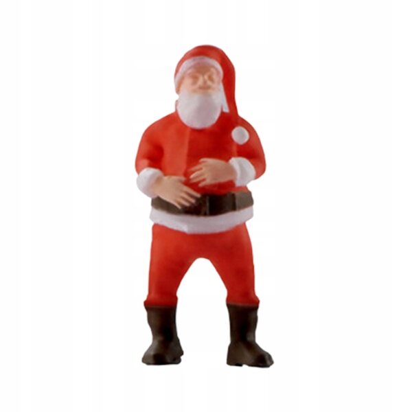 1:64 Harzfigur Lächelnder Weihnachtsmann für Dioramen und Modellbau