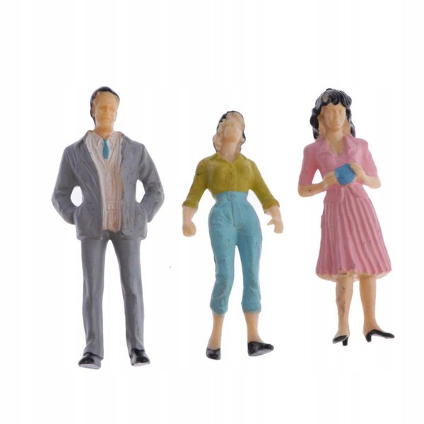 Set 20 pezzi Model Doll tavolo sabbia 1/25 colorato in plastica fatta a mano