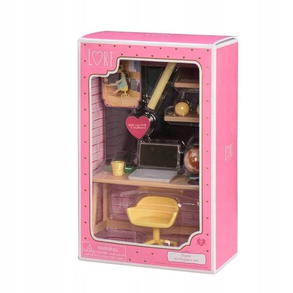Büromöbel-Set Lori 37006 für 15 cm große Puppen – kreatives und sicheres Zubehör
