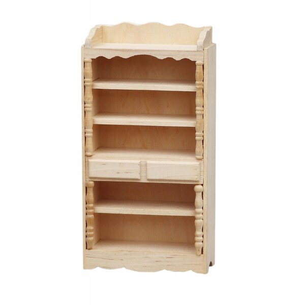 Holzschrankminiatur 1:12 für Puppenhäuser und Dioramen