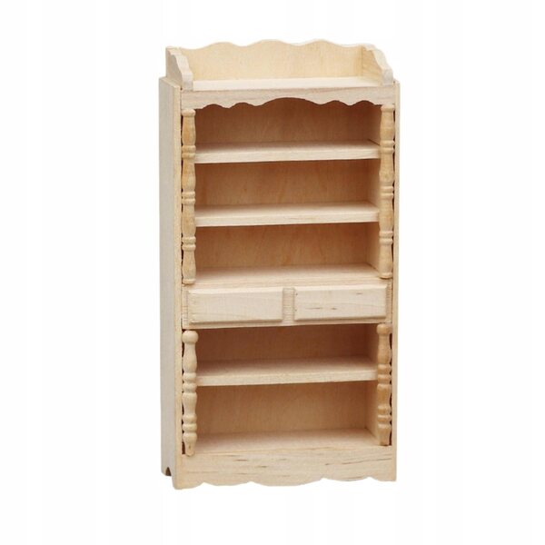 Holzschrankminiatur 1:12 für Puppenhäuser und Dioramen
